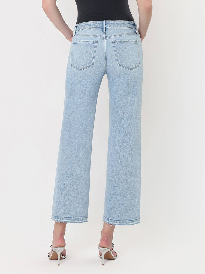 Vervet | Lainie Crop Slim Wide Leg Jeans