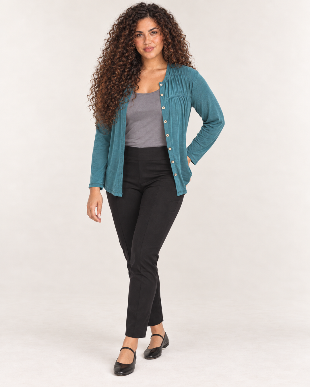 Grace and Lace | Everyday Essential Ponte Stretch Pant | Black