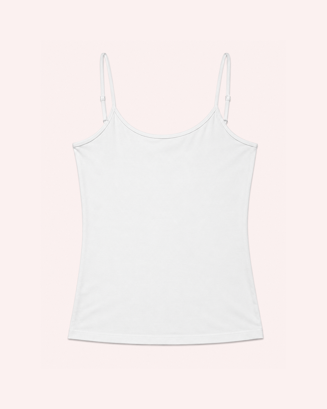 Grace and Lace | Flawless Fit Spaghetti Strap Tank | White