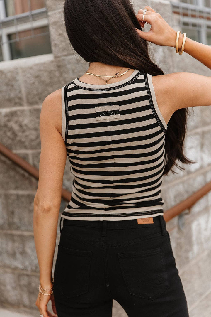 Ampersand Ave | Stripe Tank | Milan