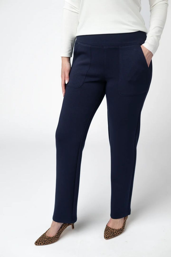 PREORDER  Michelle Mae | Luxe Ankle Bottoms | Navy