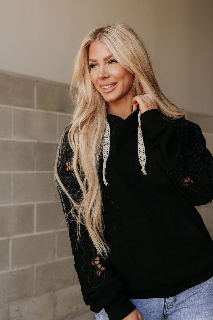 Ampersand Ave | University Hoodie | Love Story | Black