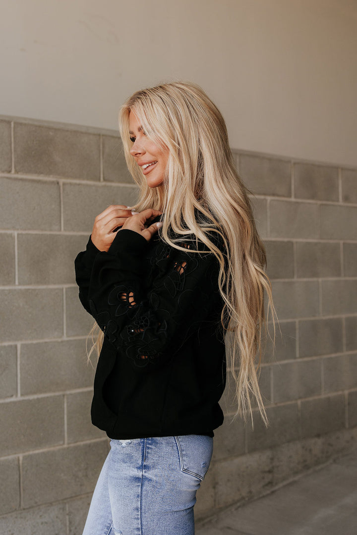 Ampersand Ave | University Hoodie | Love Story | Black