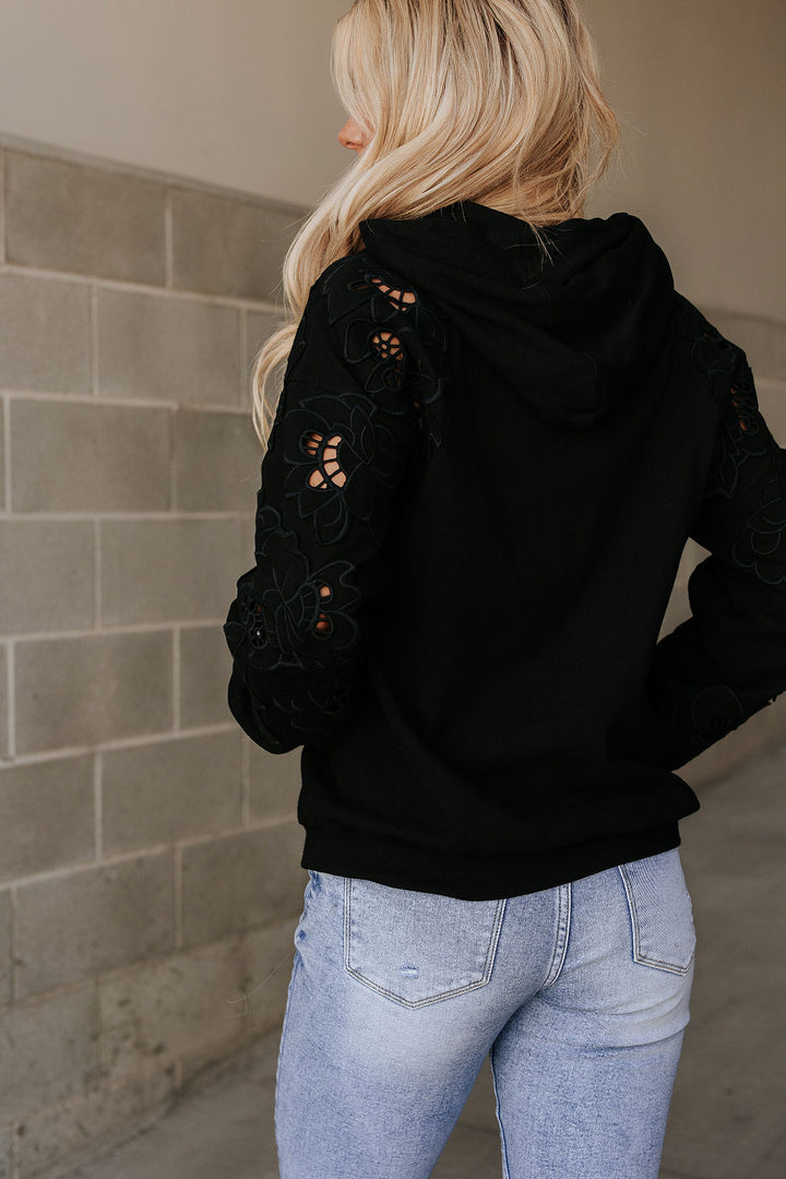 Ampersand Ave | University Hoodie | Love Story | Black
