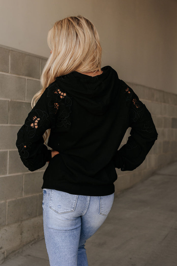Ampersand Ave | University Hoodie | Love Story | Black